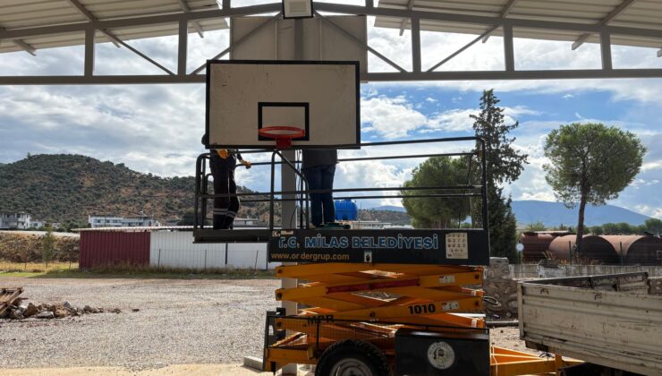 Milas Belediyesi’nden Basketbol Potası Atağı