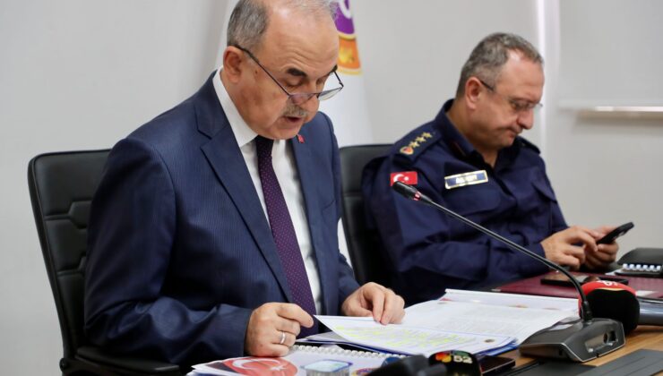 Vali Erol: “Son Bir Yılda Olay Sayılarında %11 Azalma Oldu”