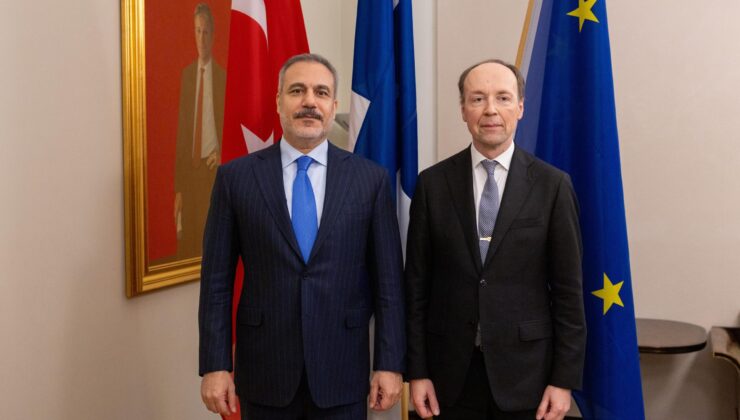 Bakan Fidan, Finlandiya Parlamentosu Başkanı Halla-aho ile Görüştü