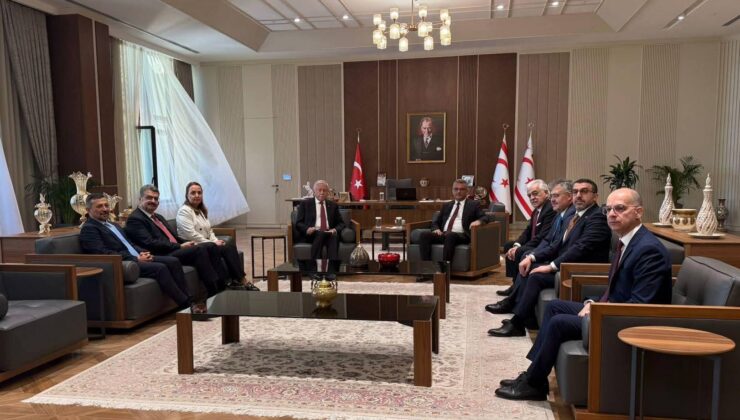 TBMM Heyetinden KKTC Cumhurbaşkanı Tufan Erhürman’a Tebrik Ziyareti