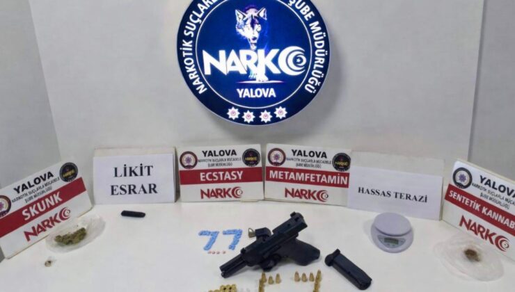 Yalova’da Uyuşturucu Operasyonu: 4 Tutuklama