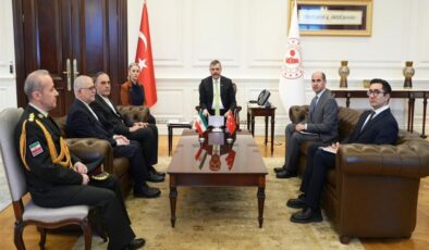İçişleri Bakanı Mustafa Çiftçi, İran’ın Ankara Büyükelçisi Zadeh’i Kabul Etti