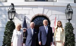 Kral Charles ve Kraliçe Camilla Beyaz Saray’da: Donald Trump ile Bir Araya Geldiler