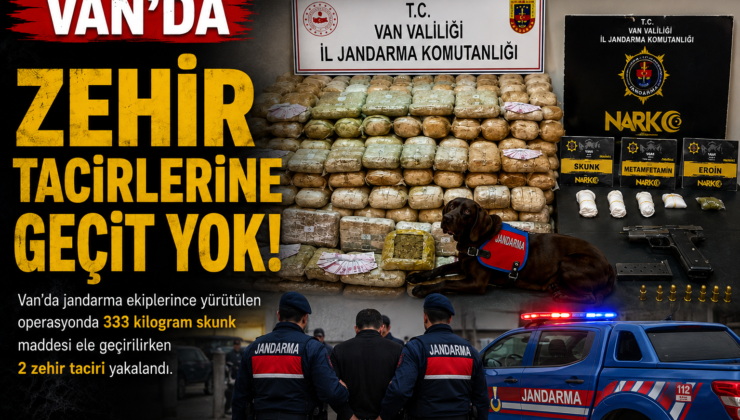 Van’da 333 Kilo Skunk Ele Geçirildi: 2 Şüpheli Yakalandı