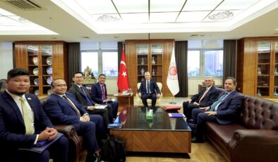 Ticaret Bakanı Ömer Bolat Malezya’nın Ankara Büyükelçisi Shaffieq İle Bir Araya Geldi