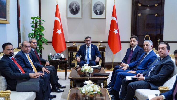 Cumhurbaşkanı Yardımcısı Yılmaz Irak Yolsuzlukla Mücadele Komisyonu Başkanı Lami’yi Kabul Etti