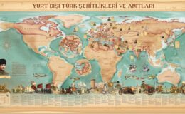 48 Ülkedeki 172 Türk Şehitliği Özel Haritada Bir Araya Getirildi